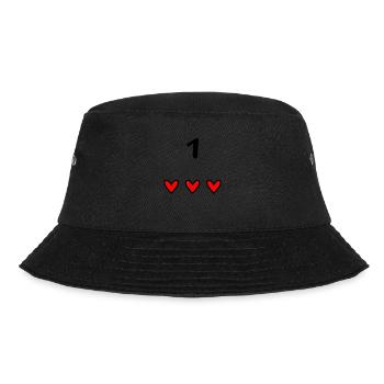 1 JAHR. 1. GEBURTSTAG. GEBURTSTAG 1 JAHR. - Bucket Hat - Schwarz - Vorne - Lela (165cm)