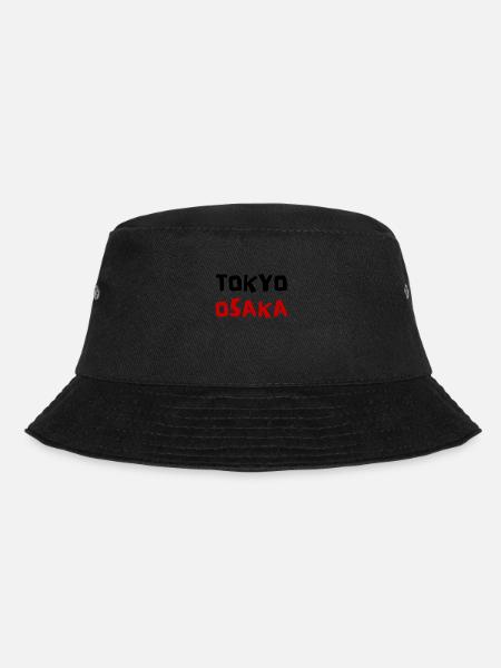 Tokyo Osaka Design Japan - Bucket Hat - black