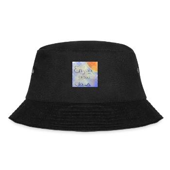 Enjoy your day - Bucket Hat - Schwarz - Vorne - Lela (165cm)
