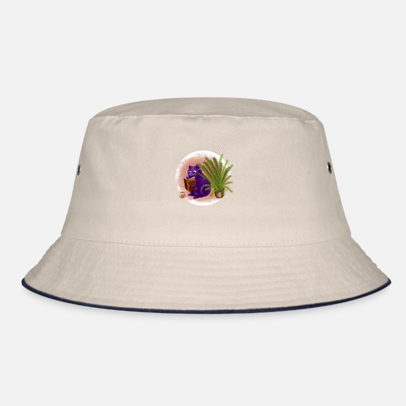 Books Cat Bucket Hat