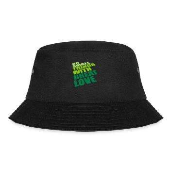 Quote do small things - Bucket Hat - black - Front - Lela (165cm)