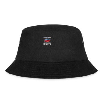 stars stripes reproductive rights pro choice - Bucket Hat - black - Front - Lela (165cm)