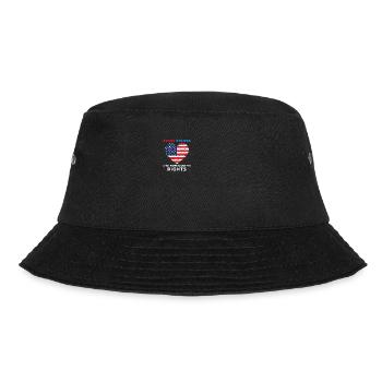 stars stripes reproductive rights pro choice - Bucket Hat - black - Front - Lela (165cm)