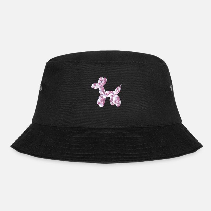 Hundeball - Bucket Hat - Schwarz