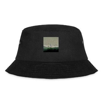 Lonely Voyager 010 - Bucket Hat - Schwarz - Vorne - Lela (165cm)
