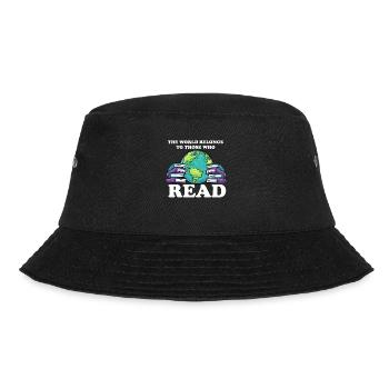 Lesen - Bucket Hat - Schwarz - Vorne - Lela (165cm)