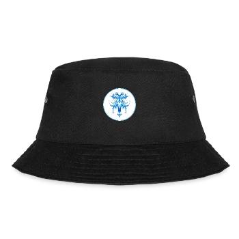 Mystique Collection ~ light blue ~ n°1 - Bucket Hat - black - Front - Lela (165cm)