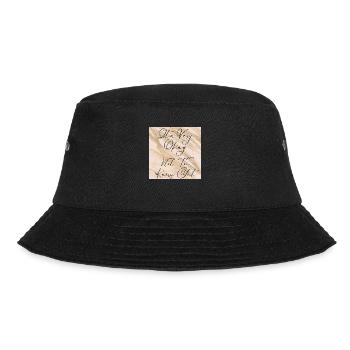 Es ist sehr in Ordnung, dass wir noch zitieren - Bucket Hat - Schwarz - Vorne - Lela (165cm)