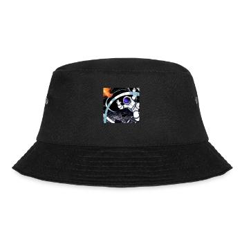 Astronaut fällt in schwarzes Loch - Bucket Hat - Schwarz - Vorne - Lela (165cm)