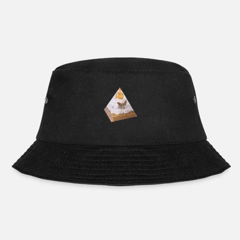Erzengel Michael Pyramide - Bucket Hat - Schwarz