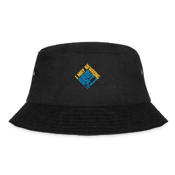 I may be wrong - Bucket Hat - black - Front - Lela (165cm)
