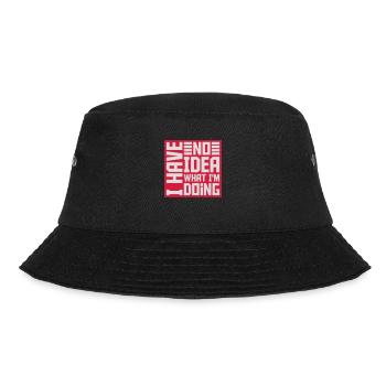 I Have No Idea - Bucket Hat - black - Front - Lela (165cm)