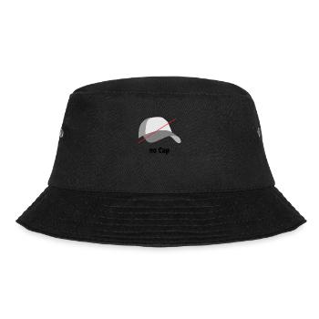No Cap - Bucket Hat - Schwarz - Vorne - Lela (165cm)