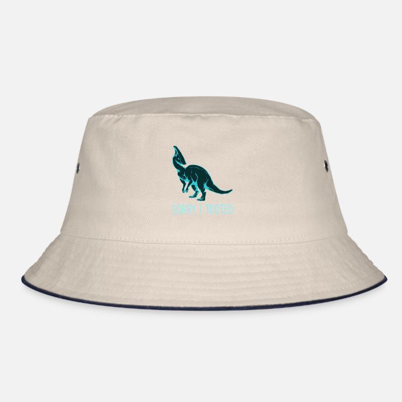 Dinosaur Parasaurolophus Dino Gift Bucket Hat