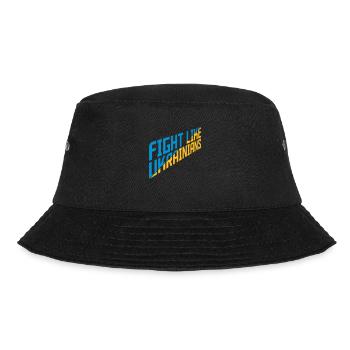 fight like ukrainians quote - Bucket Hat - black - Front - Lela (165cm)