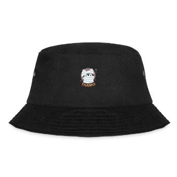 Danke - Bucket Hat - Schwarz - Vorne - Lela (165cm)