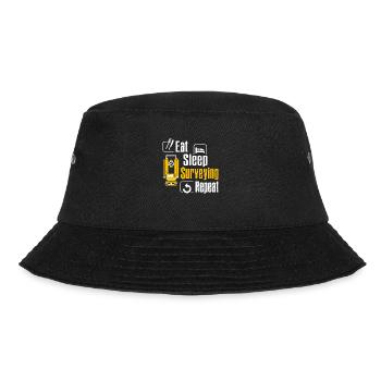 Landvermessung Kartograph Landvermesser - Bucket Hat - Schwarz - Vorne - Lela (165cm)