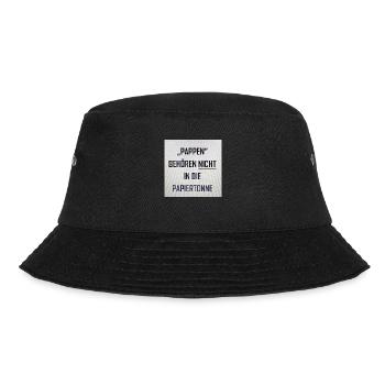 Pappen - Bucket Hat - Schwarz - Vorne - Lela (165cm)