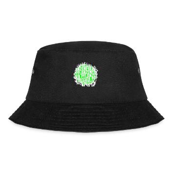 fleischlos essen veganes essen geschenkidee - Bucket Hat - Schwarz - Vorne - Lela (165cm)