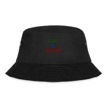 God is Good. God is good - Bucket Hat - black - Front - Lela (165cm)