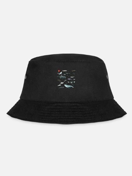 Marine life - Bucket Hat - black