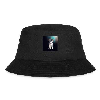 Cute Cat - Bucket Hat - black - Front - Lela (165cm)