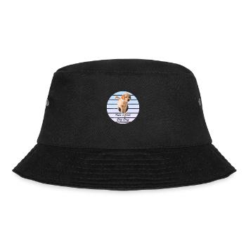 Puppy wishes a good day - Bucket Hat - black - Front - Lela (165cm)