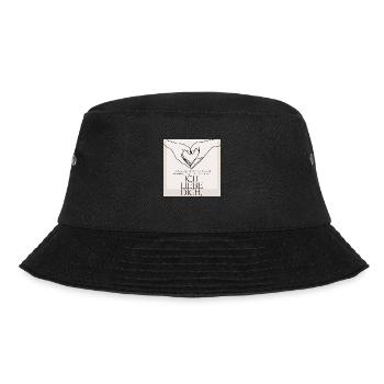 Für alle die verliebt, verheiratet, befreunde sind - Bucket Hat - Schwarz - Vorne - Lela (165cm)