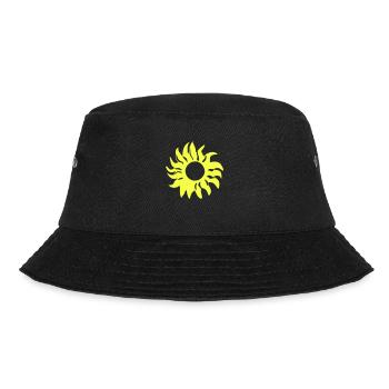 Sun Summer Watercolor Nature Beach Sky Vector 3 - Bucket Hat - black - Front - Lela (165cm)