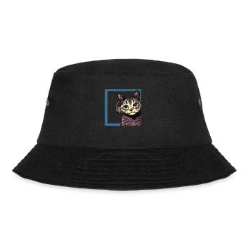 Chat écoutant de la musique avec des écouteurs - Bob - noir - Devant - Lela (165cm)