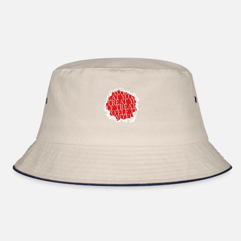 comic dork dino under the tree statement Bucket Hat