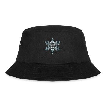 Snowflake Snow Winter Christmas colored 1 - Bucket Hat - black - Front - Lela (165cm)