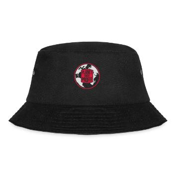 planet over profit Zitat - Bucket Hat - Schwarz - Vorne - Lela (165cm)