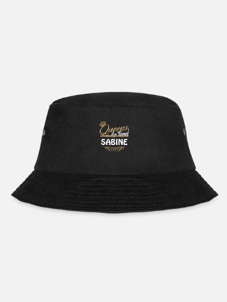 Queens Are Named Sabine Lustiges Geschenk - Bucket Hat - Schwarz