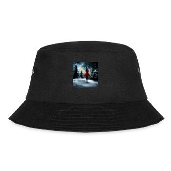This Christmas girl in a red dress - Bucket Hat - black - Front - Lela (165cm)