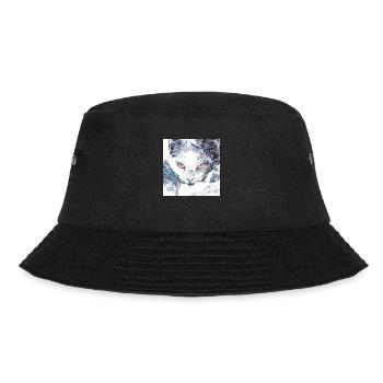 BAKENEKO - Bucket Hat - black - Front - Lela (165cm)