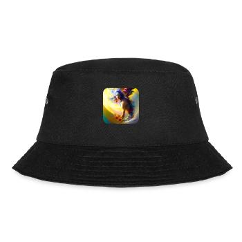 Surfing Haven - Bucket Hat - black - Front - Lela (165cm)