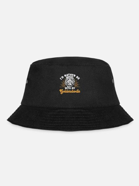 Goldendoodle Doodle Hund - Bucket Hat - Schwarz