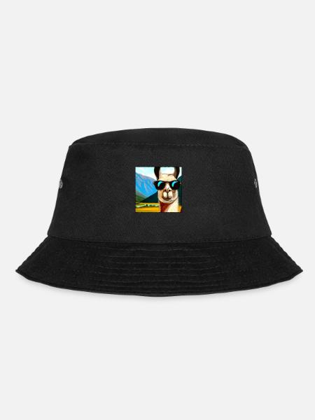 Cadeau de portrait de lama - Bob - noir
