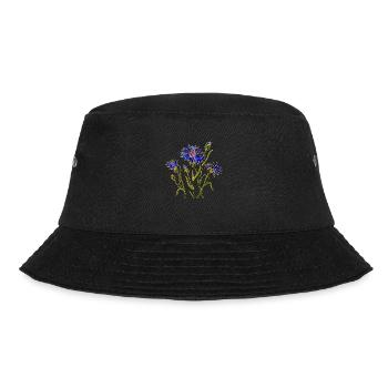 Flowers - Bucket Hat - black - Front - Lela (165cm)