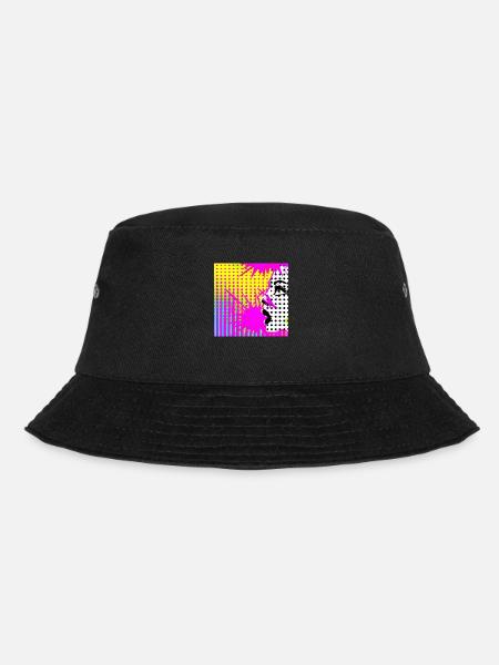 Pop art - Bucket Hat - Schwarz