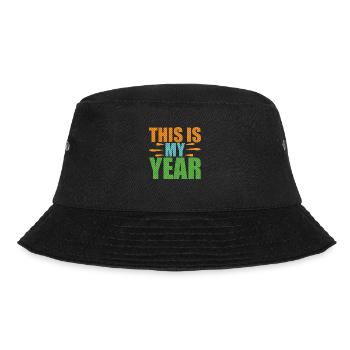This is my Year - Bucket Hat - Schwarz - Vorne - Lela (165cm)