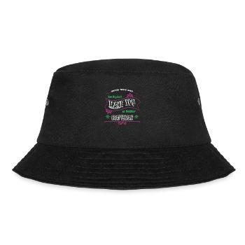 humor carpenter jokes funny woodworking daddesign - Bucket Hat - Schwarz - Vorne - Lela (165cm)