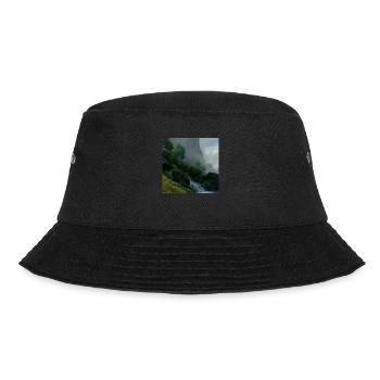 Schöne Landschaft im Nebel - Bucket Hat - Schwarz - Vorne - Lela (165cm)