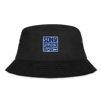 son brother gamer legend - Bucket Hat - Schwarz - Vorne - Lela (165cm)