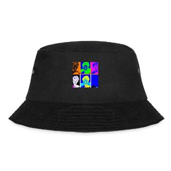 Dirty Diana - Warholstyle - Bucket Hat - Schwarz - Vorne - Lela (165cm)