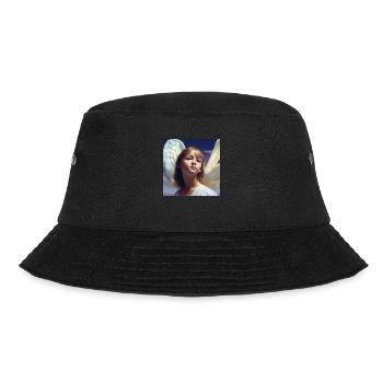 little girl angel - Bucket Hat - black - Front - Lela (165cm)