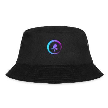 Sporty Hobby Leidenschaft Basketball - Bucket Hat - Schwarz - Vorne - Lela (165cm)