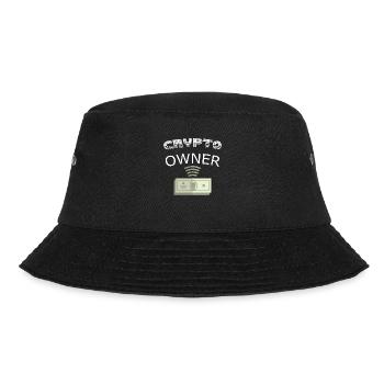 Bitcoin Trading Crypto Aktien - Bucket Hat - Schwarz - Vorne - Lela (165cm)