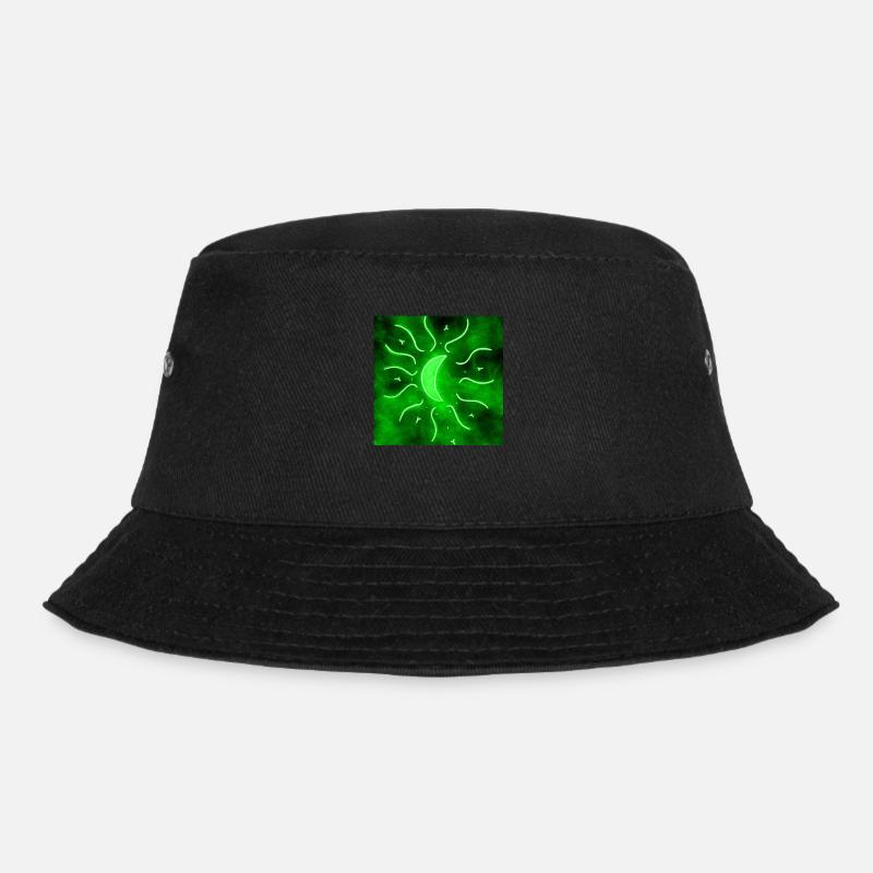 LUNE DE MANDALA VERTE - Bob - noir